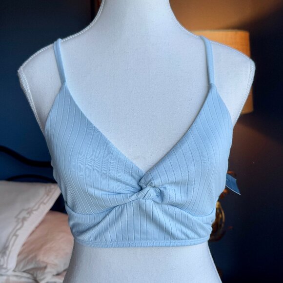 Baby Blue Hollister Bikini Top NWT - Picture 2 of 6